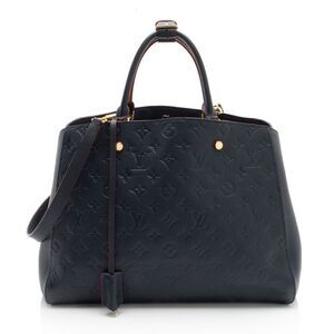 Louis Vuitton Monogram Empreinte Montaigne GM Satchel